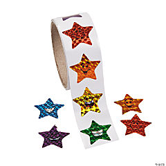 Prism Smiling Stars Sticker Roll<br>1 roll