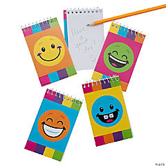 Smile Face Spiral Notepads<br>1 dozen