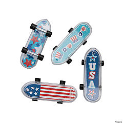 Patriotic Mini Skateboards<br>36 piece(s)