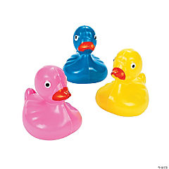 Weighted Floating Plastic Ducks<br>1 dozen