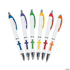 Colorful Cross Grip Pens<br>24 piece(s)