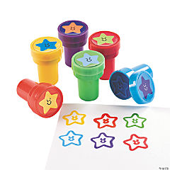 Smiley Star Bright Color Stampers<br>24 Piece(s)