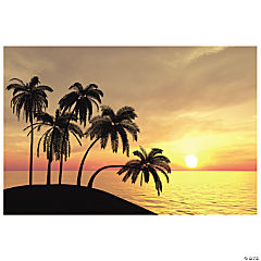Sunset Beach Backdrop Banner<br>Each