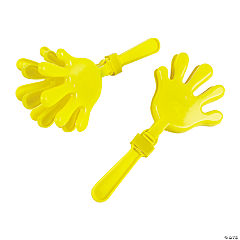 Yellow Hand Clappers<br>1 dozen