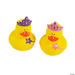 Princess Rubber Ducks<br>1 dozen
