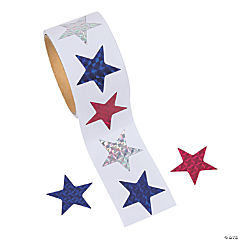 Prismatic Star Sticker Roll