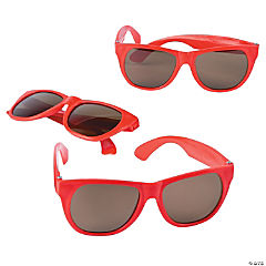 Adult Red Nomad Sunglasses<br>1 dozen