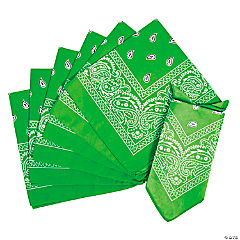 Green Bandanas<br>1 dozen