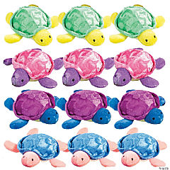 Bright Shimmering Stuffed Sea Turtles<br>1 dozen