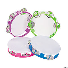 Plastic Tambourines<br>1 dozen