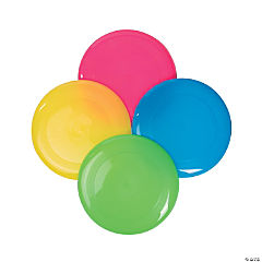 Bulk Mini Bright Color Flying Discs<br>72 piece(s)